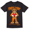 Wmns Dunk Low 'Magma Orange DopeSkill T-Shirt Fake Love Graphic Streetwear - Black