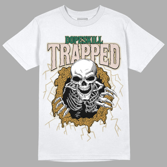 Safari Dunk Low DopeSkill T-Shirt Trapped Halloween Graphic - White 