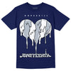 Midnight Navy 11s DopeSkill T-shirt Juneteenth Heart Graphic