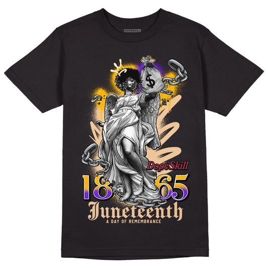 Afrobeats 7s SE DopeSkill T-Shirt Juneteenth Graphic - Black