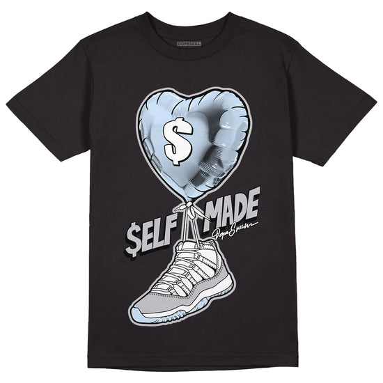 Jordan 11 Retro Low Cement Grey DopeSkill T-Shirt Self Made Graphic Streetwear - Black