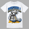 Dunk Blue Jay and University Gold DopeSkill T-Shirt Sick Bear Graphic Streetwear - White