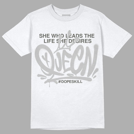 Jordan 4 Retro SE Craft Photon Dust DopeSkill T-Shirt Queen  Graphic Streetwear  - White