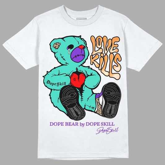Dunk Low Safari Mix DopeSkill T-Shirt Love Kills Graphic - White