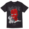 Gym Red 9s DopeSkill T-Shirt Money Talks Graphic - Black