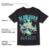 Aqua 5s DopeSkill T-Shirt Slow Burn Graphic