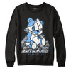 AJ 6 University Blue DopeSkill Sweatshirt MOMM Bear Graphic