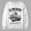 Black Metallic Chrome 6s DopeSkill Sweatshirt Slow Burn Graphic - White