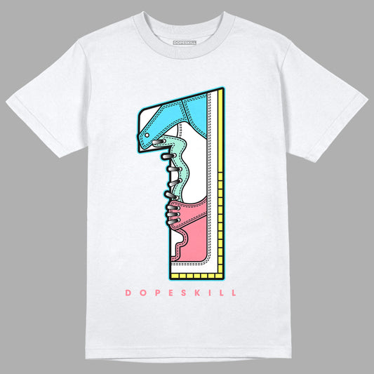 Candy Easter Dunk Low DopeSkill T-Shirt No.1 Graphic - White 