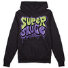 Canyon Purple 4s DopeSkill Hoodie Sweatshirt Super Sauce Graphic - Black