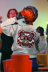 AJ 3 Cardinal Red DopeSkill Sweatshirt Robo Bear Graphic