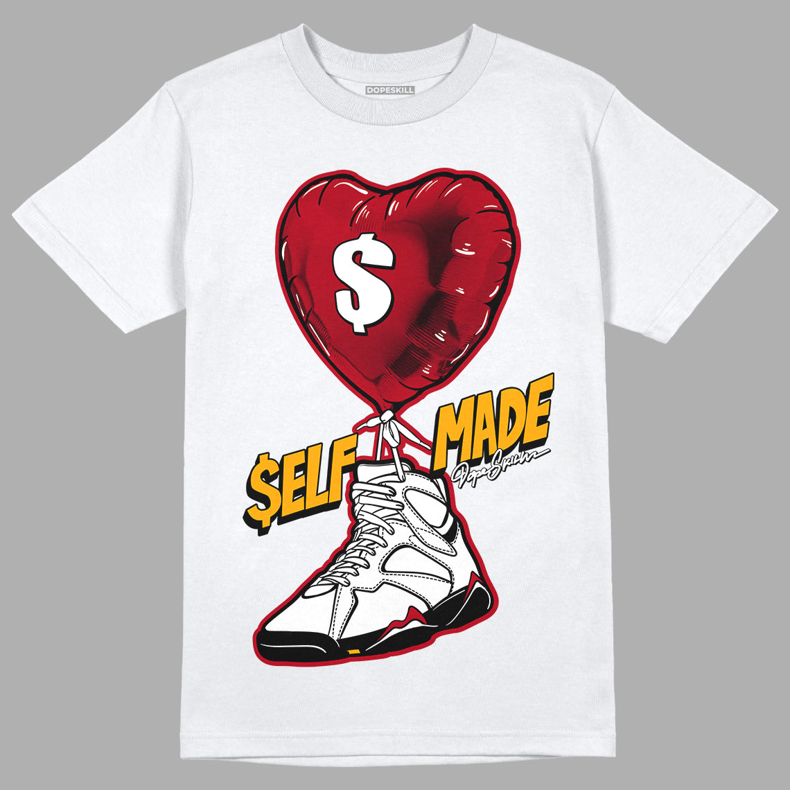 Cardinal 7s DopeSkill T-Shirt Self Made Graphic - White 