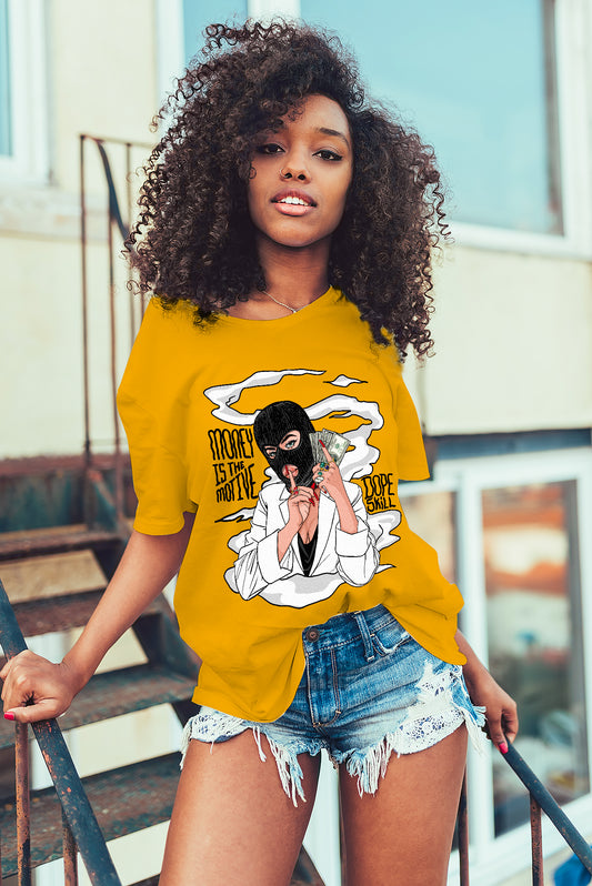 AJ 13 Del Sol DopeSkill Del Sol T-shirt Money Is The Motive Graphic