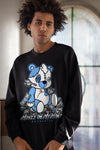 AJ 6 University Blue DopeSkill Sweatshirt MOMM Bear Graphic