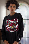 AJ 3 Cardinal Red DopeSkill Sweatshirt Robo Bear Graphic