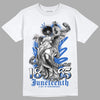 True Blue 1s DopeSkill T-Shirt Juneteenth Graphic - White