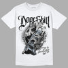 Black Metallic Chrome 6s DopeSkill T-Shirt Money Loves Me Graphic - White