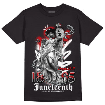 Playoffs 13s DopeSkill T-Shirt Juneteenth Graphic - Black