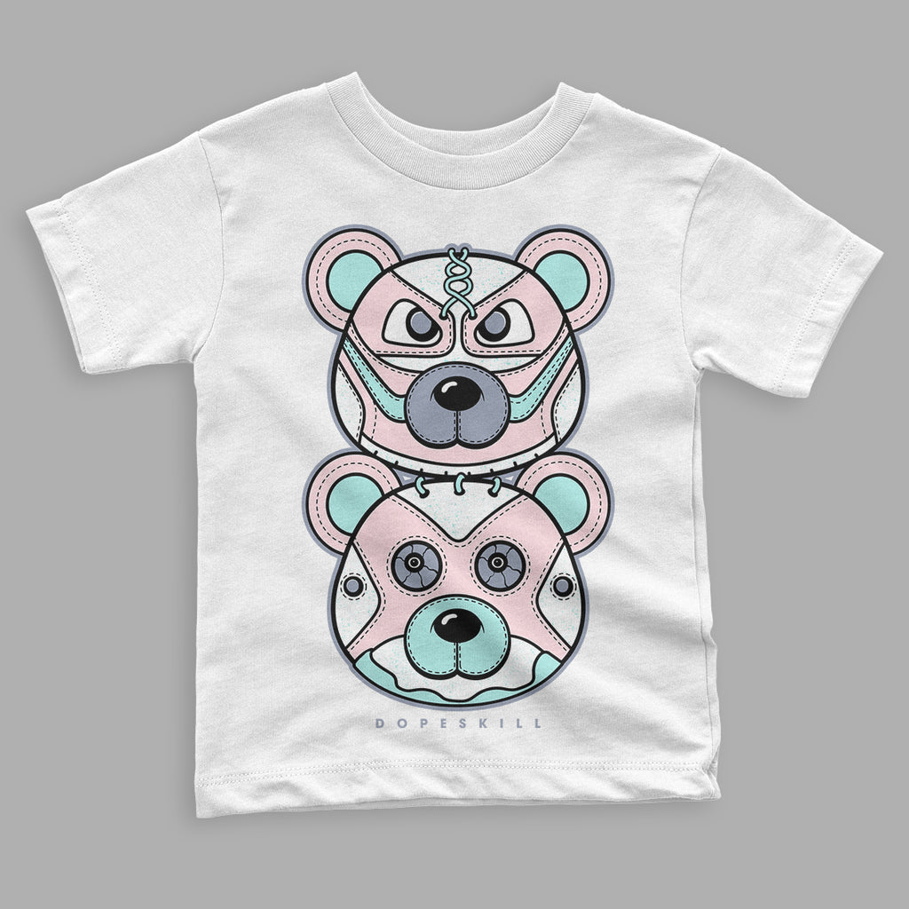 Easter 5s DopeSkill Toddler Kids T-shirt Leather Bear Graphic - White
