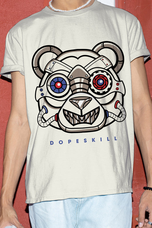 AJ 4 Sail Canvas DopeSkill Sail T-shirt Robo Bear Graphic