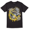 Taxi Yellow Black 8s DopeSkill T-Shirt Takin No L's Graphic - Black