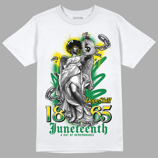 Dunk Low Reverse Brazil DopeSkill T-Shirt Juneteenth Graphic - White