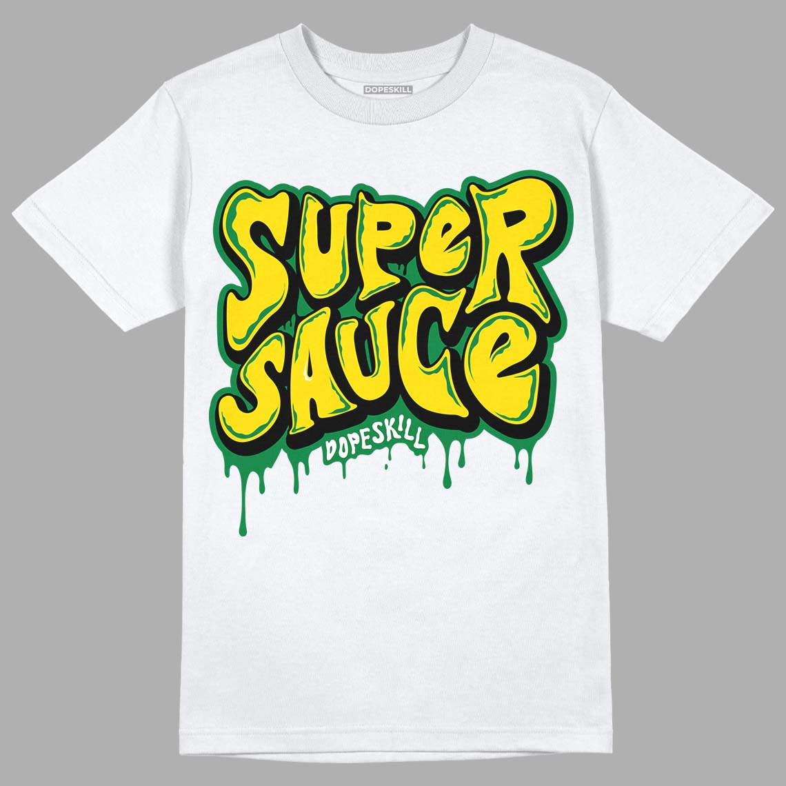 Dunk Low Reverse Brazil DopeSkill T-Shirt Super Sauce Graphic - White