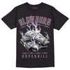 A Ma Maniére x Jordan 4 Retro ‘Violet Ore’  DopeSkill T-Shirt Slow Burn Graphic Streetwear - Black 