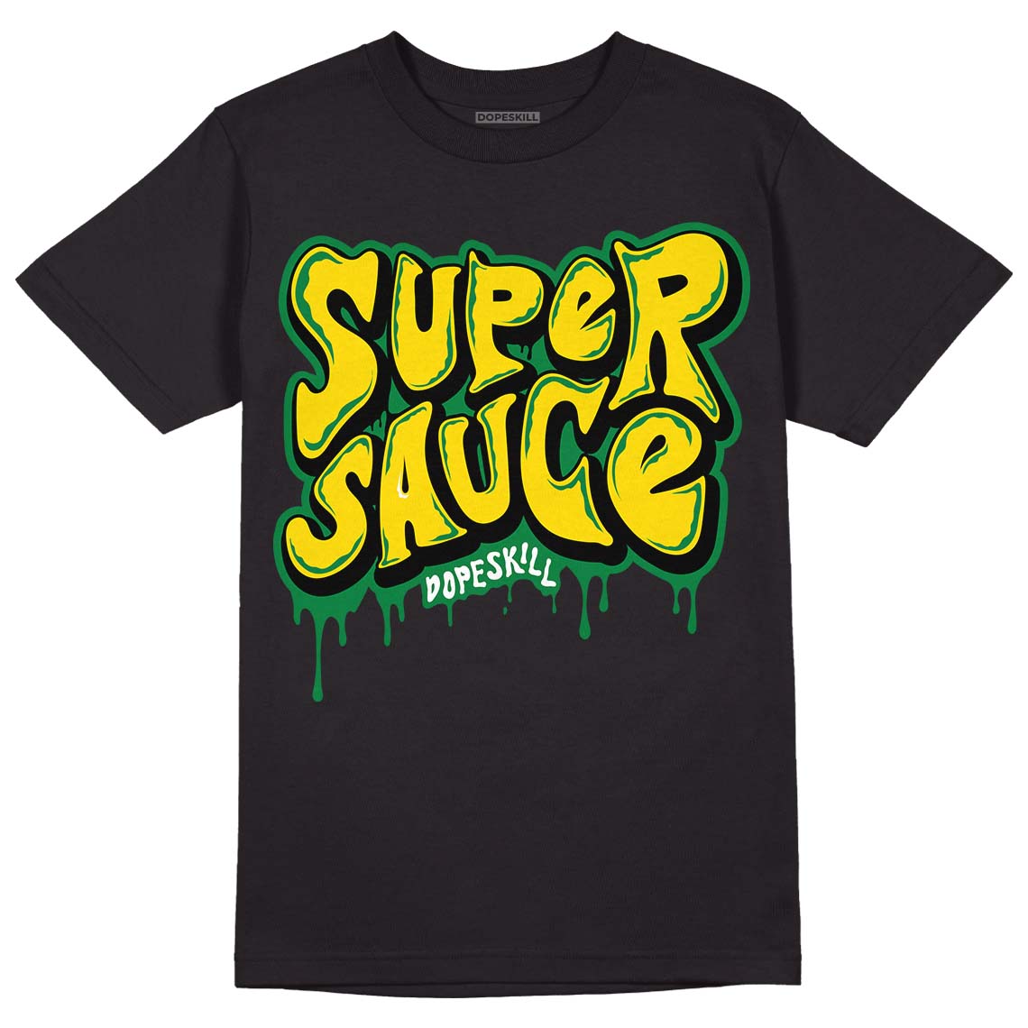 Dunk Low Reverse Brazil DopeSkill T-Shirt Super Sauce Graphic - Black