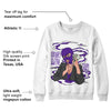 AJ 3 Dark Iris DopeSkill Sweatshirt Money Is The Motive Graphic