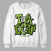 Dunk Low 'Chlorophyll' DopeSkill Sweatshirt Talk Is Chip Graphic - White 