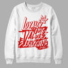 Jordan 12 Retro ‘Gym Red’ DopeSkill Sweatshirt LOVE Graphic Streetwear  - White