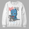 Travis Scott x Jordan 4 Retro 'Cactus Jack' DopeSkill Sweatshirt Money Talks Graphic Streetwear - White 