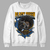 Dunk Blue Jay and University Gold DopeSkill Sweatshirt New Black Queen Graphic Streetwear - White 