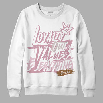 Dunk Low Teddy Bear Pink DopeSkill Sweatshirt LOVE Graphic - White 