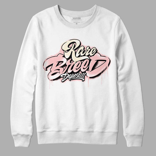 Jordan 1 High OG WMNS Washed Pink DopeSkill Sweatshirt Rare Breed Type Graphic Streetwear - White