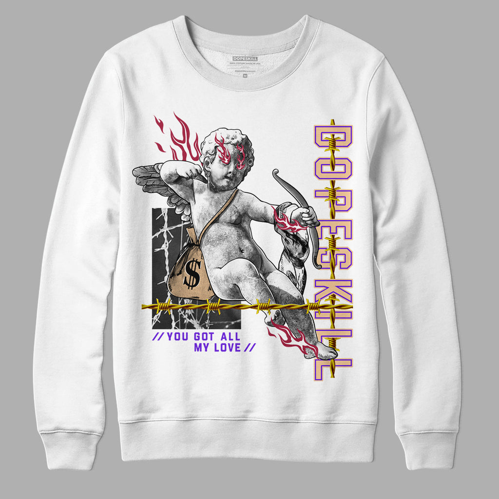 Afrobeats 7s SE DopeSkill Sweatshirt You Got All My Love Graphic - White