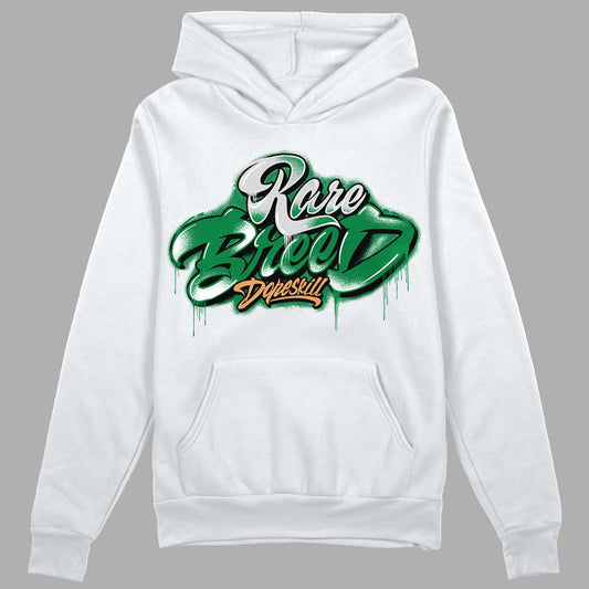 Nike SB x Jordan 4 “Pine Green” DopeSkill Hoodie Sweatshirt Rare Breed Type Graphic Streetwear - White