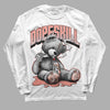 DJ Khaled x Jordan 5 Retro ‘Crimson Bliss’ DopeSkill Long Sleeve T-Shirt Sick Bear Graphic Streetwear - White