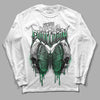 Jordan 3 WMNS “Lucky Green” DopeSkill Long Sleeve T-Shirt DopeSkill Evolution Graphic Streetwear - White 