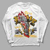 Goldenrod Dunk DopeSkill Long Sleeve T-Shirt True Love Will Kill You Graphic - White 