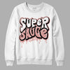 Rose Whisper Dunk Low DopeSkill Sweatshirt Super Sauce Graphic - White 