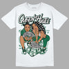 Gorge Green 1s DopeSkill T-Shirt Queen Of Hustle Graphic - White 