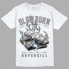 Jordan 6 Retro Cool Grey DopeSkill T-Shirt Slow Burn Graphic Streetwear - White