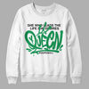 Jordan 1 Low Lucky Green DopeSkill Sweatshirt Queen Graphic Streetwear - White