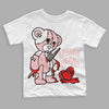 Jordan 1 High OG WMNS Washed Pink DopeSkill Toddler Kids T-shirt Broken Heart Graphic Streetwear - White