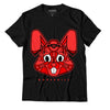 AJ 9 Chile Red DopeSkill T-Shirt Sneaker Rabbit Graphic