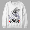 Jordan 13 Retro 'Black Flint' DopeSkill Sweatshirt Juneteenth 1865 Graphic Streetwear - White