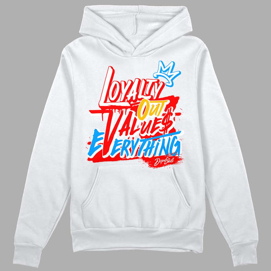 Fruity Pebbles Dunks DopeSkill Hoodie Sweatshirt LOVE Graphic - White