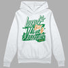 Nike SB x Jordan 4 “Pine Green” DopeSkill Hoodie Sweatshirt LOVE Graphic Streetwear - White